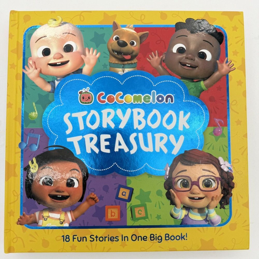 COCOMELON STORYBOOK TREASURY 2023 Hardcover 18 Fun Stories In One Book Brand New